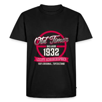Oldtimer - built 1932 - top condition - DE - Men's Premium Organic T-Shirt - black - Front - Nico (187cm)
