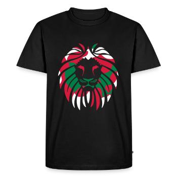 IRAN ايران PERSIAN فارسی LION برج اسد - CAMO - Men's Premium Organic T-Shirt - black - Front - Nico (187cm)