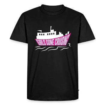Bateau de croisière - T-shirt Premium bio Homme - noir - Devant - Nico (187cm)