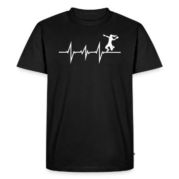 Lstige Handball Design pour handball - T-shirt Premium bio Homme - noir - Devant - Nico (187cm)