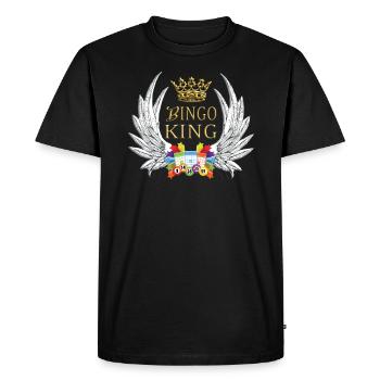 Bingo Player Gift Gift Idea - Men's Premium Organic T-Shirt - black - Front - Nico (187cm)