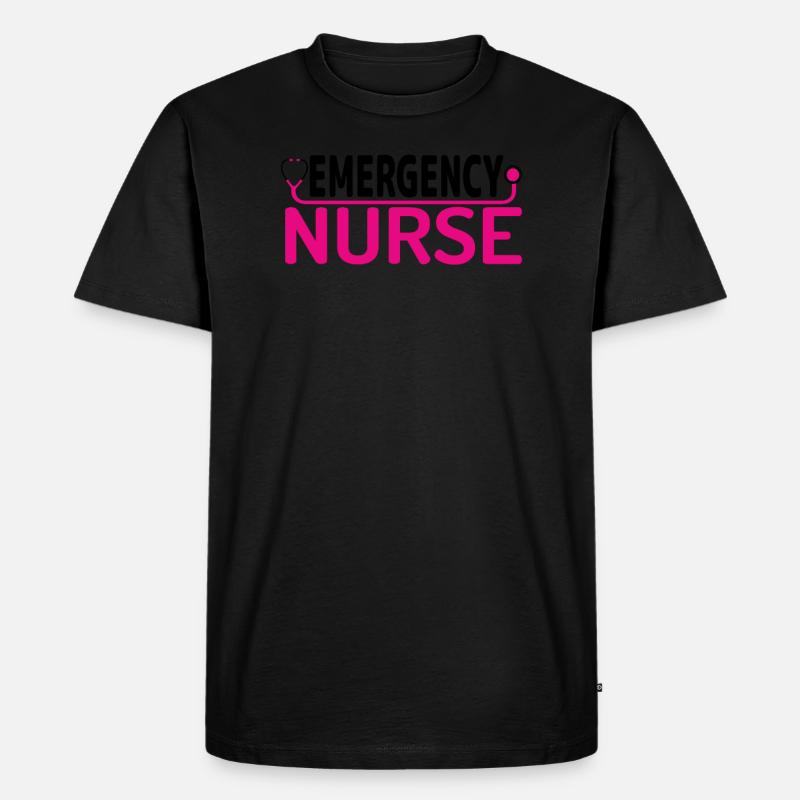 Notfall Krankenschwester - Männer Premium Bio T-Shirt - undefined