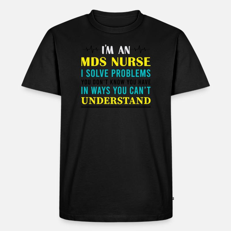 MDS Krankenschwester - Männer Premium Bio T-Shirt - undefined