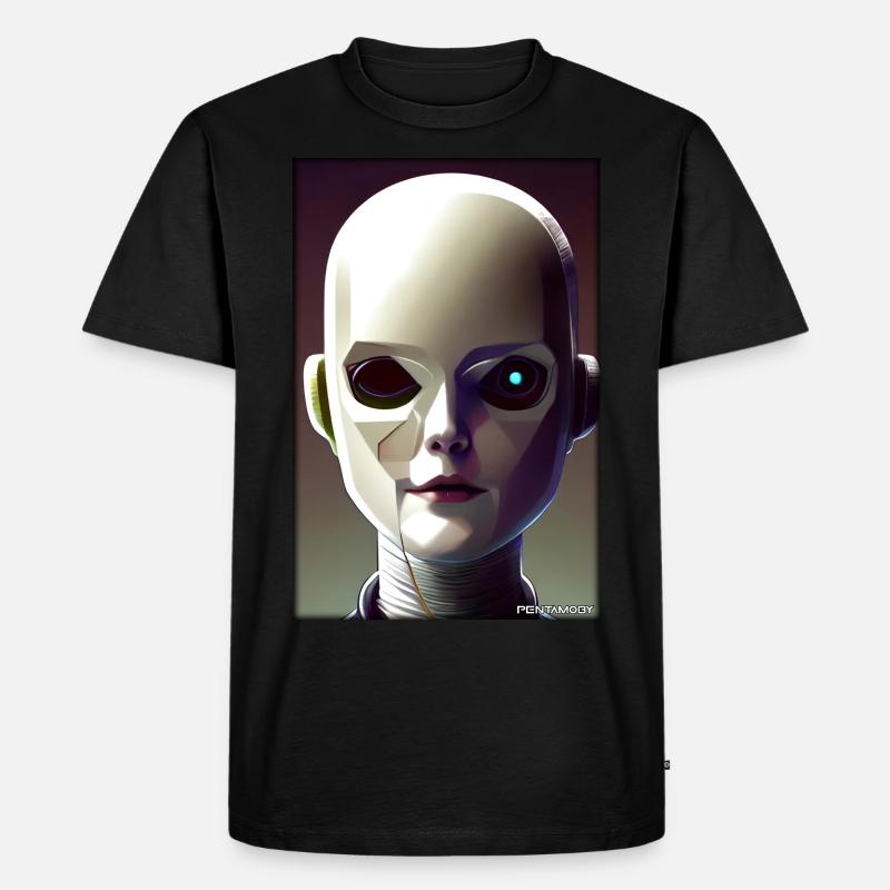 Robot Future Technology Science Android - T-shirt Premium bio Homme - noir