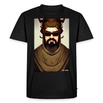 Confucius sunglasses philosopher China Asia - Men's Premium Organic T-Shirt - black - Front - Nico (187cm)