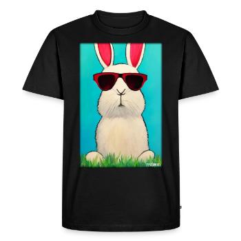 Easter Sunglasses Easter Pet Party - Men's Premium Organic T-Shirt - black - Front - Nico (187cm)