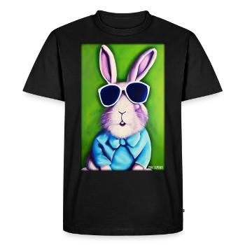 Easter Sunglasses Easter Pet Party - Men's Premium Organic T-Shirt - black - Front - Nico (187cm)
