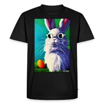Easter Sunglasses Easter Pet Party - Men's Premium Organic T-Shirt - black - Front - Nico (187cm)