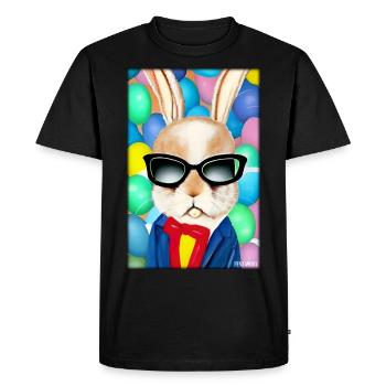 Easter Sunglasses Easter Pet Party - Men's Premium Organic T-Shirt - black - Front - Nico (187cm)