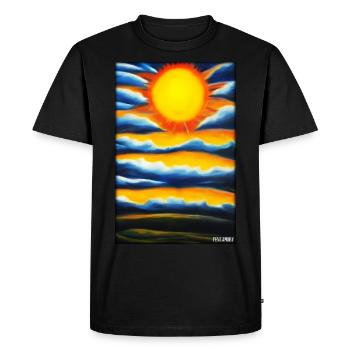 Sun Summer Nature Holiday Sunshine Sunlight - Men's Premium Organic T-Shirt - black - Front - Nico (187cm)