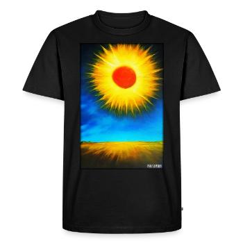 Sun Summer Nature Holiday Sunshine Sunlight - Men's Premium Organic T-Shirt - black - Front - Nico (187cm)