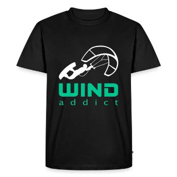 KITE KITER KITEBOARDER KITESURFER SURFER - Men's Premium Organic T-Shirt - black - Front - Nico (187cm)