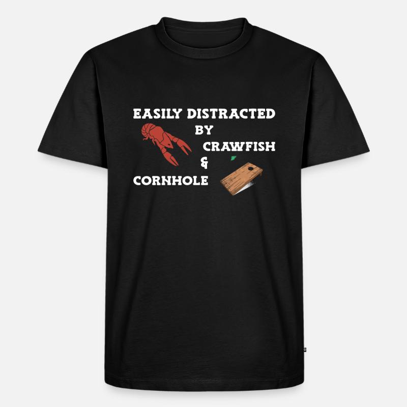 Langusten Languste - Männer Premium Bio T-Shirt - Schwarz
