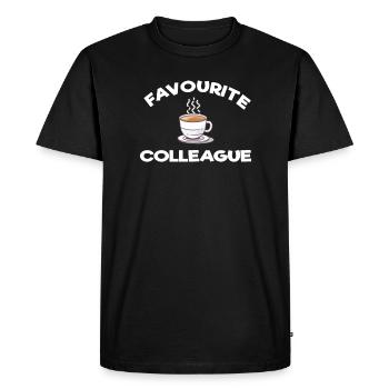 Collègues de travail - Idée cadeau pour les collègues - T-shirt Premium bio Homme - noir - Devant - Nico (187cm)