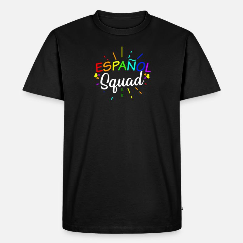 Spanisch Lehrer Espaol Kader Geschenk - Männer Premium Bio T-Shirt - Schwarz