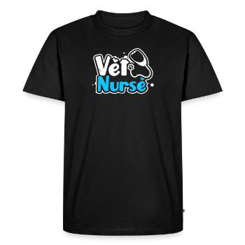 Vet Nurse Stethoscope Gift - Men's Premium Organic T-Shirt - black - Front - Nico (187cm)