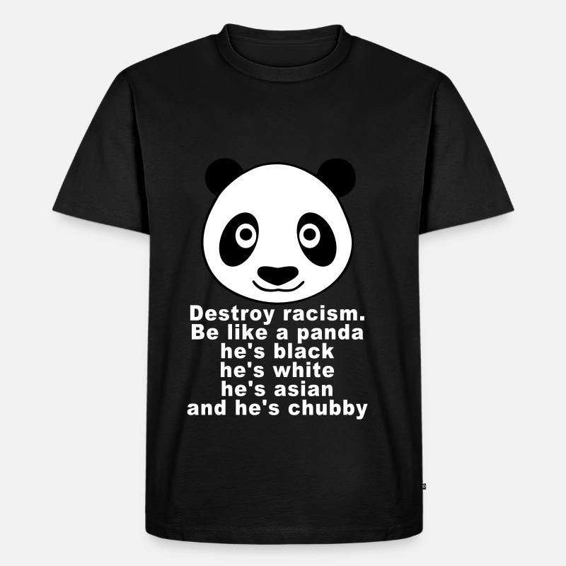 Chubby Panda - Männer Premium Bio T-Shirt - undefined