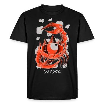 cancer Négutif - T-shirt Premium bio Homme - noir - Devant - Nico (187cm)