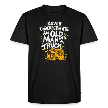 Cadeau de chemise de camionneur de SUV SUV - T-shirt Premium bio Homme - noir - Devant - Nico (187cm)