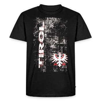 Tyrol - T-shirt Premium bio Homme - noir - Devant - Nico (187cm)