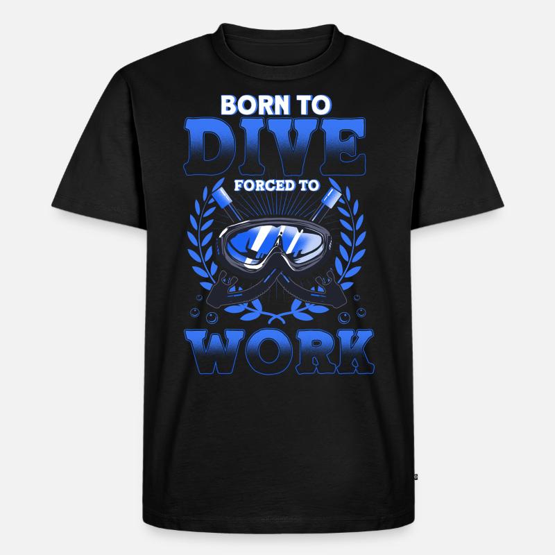 Tauchen Scuba Dive Gerätetauchen Geschenk - Männer Premium Bio T-Shirt - Schwarz