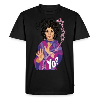 How I would - Men's Premium Organic T-Shirt - black - Front - Nico (187cm)