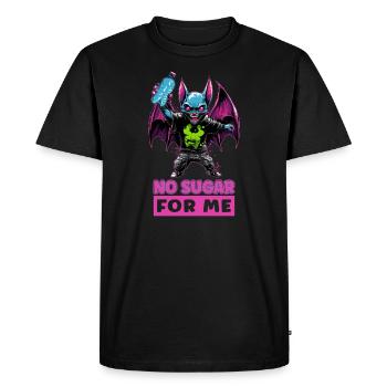 Chauve-souris diabétique pour Halloween Rejoignez - T-shirt Premium bio Homme - noir - Devant - Nico (187cm)