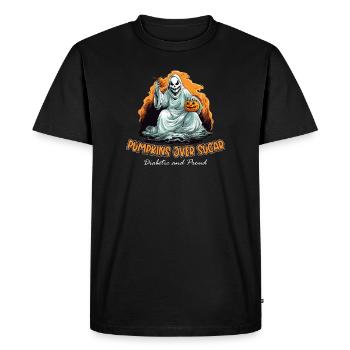 Les lauréats du diabète Les citrouilles plutôt que - T-shirt Premium bio Homme - noir - Devant - Nico (187cm)
