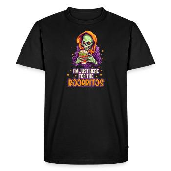 Costume pour les amateurs de burritos - T-shirt Premium bio Homme - noir - Devant - Nico (187cm)