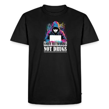 Ethical Hacker's Pride - Sniffer des réseaux et - T-shirt Premium bio Homme - noir - Devant - Nico (187cm)