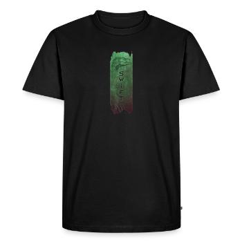 Prédateur rapide : Raptor - T-shirt Premium bio Homme - noir - Devant - Nico (187cm)