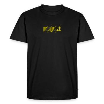 Résilience - T-shirt Premium bio Homme - noir - Devant - Nico (187cm)