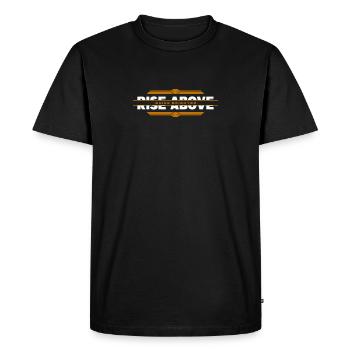 Briller de mille feux : Relever les défis - T-shirt Premium bio Homme - noir - Devant - Nico (187cm)