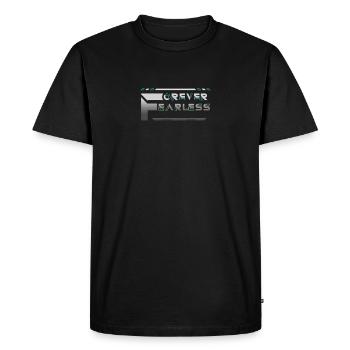 Forever Fearless - Men's Premium Organic T-Shirt - black - Front - Nico (187cm)