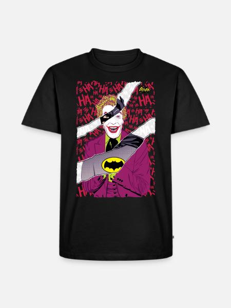 DC Comics Batman Retro Villain Joker Mash Up - Herre Premium økologisk T-shirt - sort
