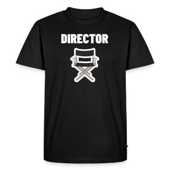 Director Director Film Video Director Gift - Men's Premium Organic T-Shirt - black - Front - Nico (187cm)