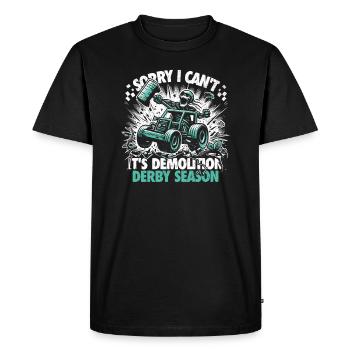 Saison du derby de démolition - cadeau pour les vrais fans - T-shirt Premium bio Homme - noir - Devant - Nico (187cm)