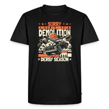 Saison du derby de démolition - cadeau pour les vrais fans - T-shirt Premium bio Homme - noir - Devant - Nico (187cm)
