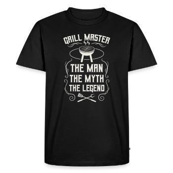 Barbecue Grill Grill Accessoires BBQ Grill Master Grill Grill - T-shirt Premium bio Homme - noir - Devant - Nico (187cm)