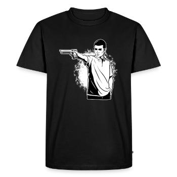 Shooting Shooting Shooting Sports Sport Shooters - Men's Premium Organic T-Shirt - black - Front - Nico (187cm)
