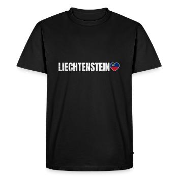 Liechtenstein - T-shirt Premium bio Homme - noir - Devant - Nico (187cm)
