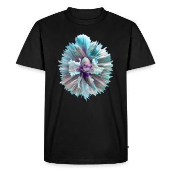 Betta Fish Siamois Fighting Fish Poisson tropical - T-shirt Premium bio Homme - noir - Devant - Nico (187cm)