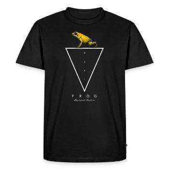 Grenouille empoisonnée dorée Phyllobates Terribilis - T-shirt Premium bio Homme - noir - Devant - Nico (187cm)