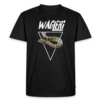 Tropidolaemus Wagleri Pitviper Serpent venimeux - T-shirt Premium bio Homme - noir - Devant - Nico (187cm)