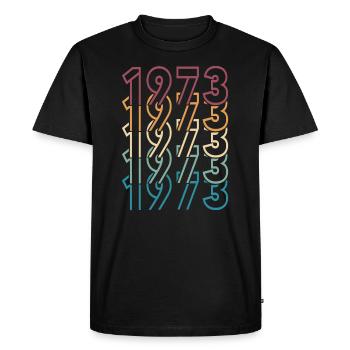 Droits 1973 Défendre Roe v Wade Droits reproductifs - T-shirt Premium bio Homme - noir - Devant - Nico (187cm)