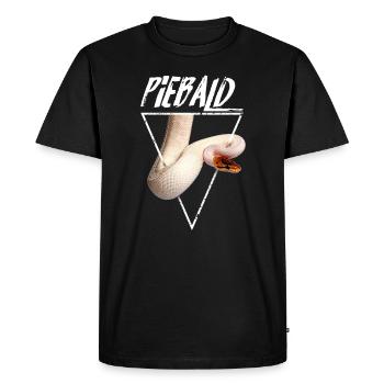 Piebald Ball Python Reptile Keeper - Men's Premium Organic T-Shirt - black - Front - Nico (187cm)