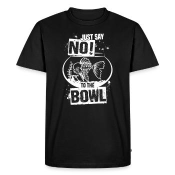 Anti Goldfish Fish Bowl Fish Keeper - T-shirt Premium bio Homme - noir - Devant - Nico (187cm)