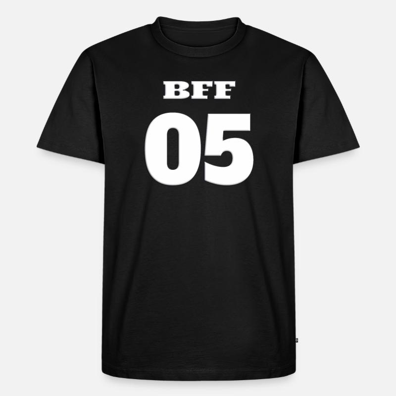 Geschenkidee Freundin schwester - Männer Premium Bio T-Shirt - Schwarz