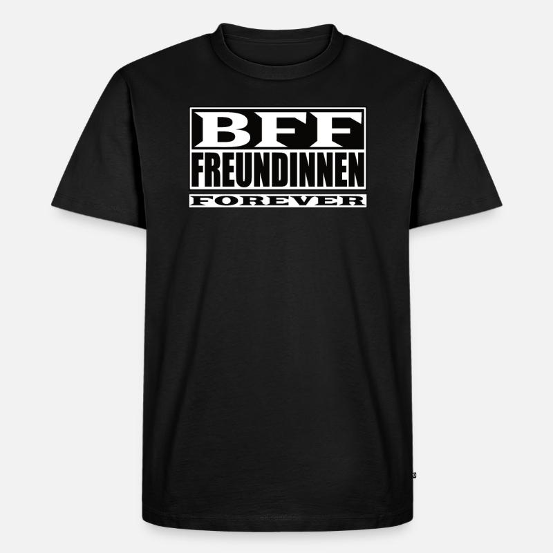 Geschenkidee Freundin schwester - Männer Premium Bio T-Shirt - Schwarz