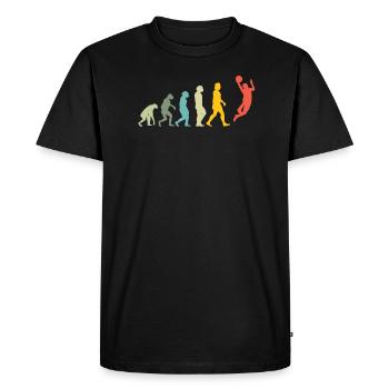 Basketball Gift Idea Sport Design - Men's Premium Organic T-Shirt - black - Front - Nico (187cm)